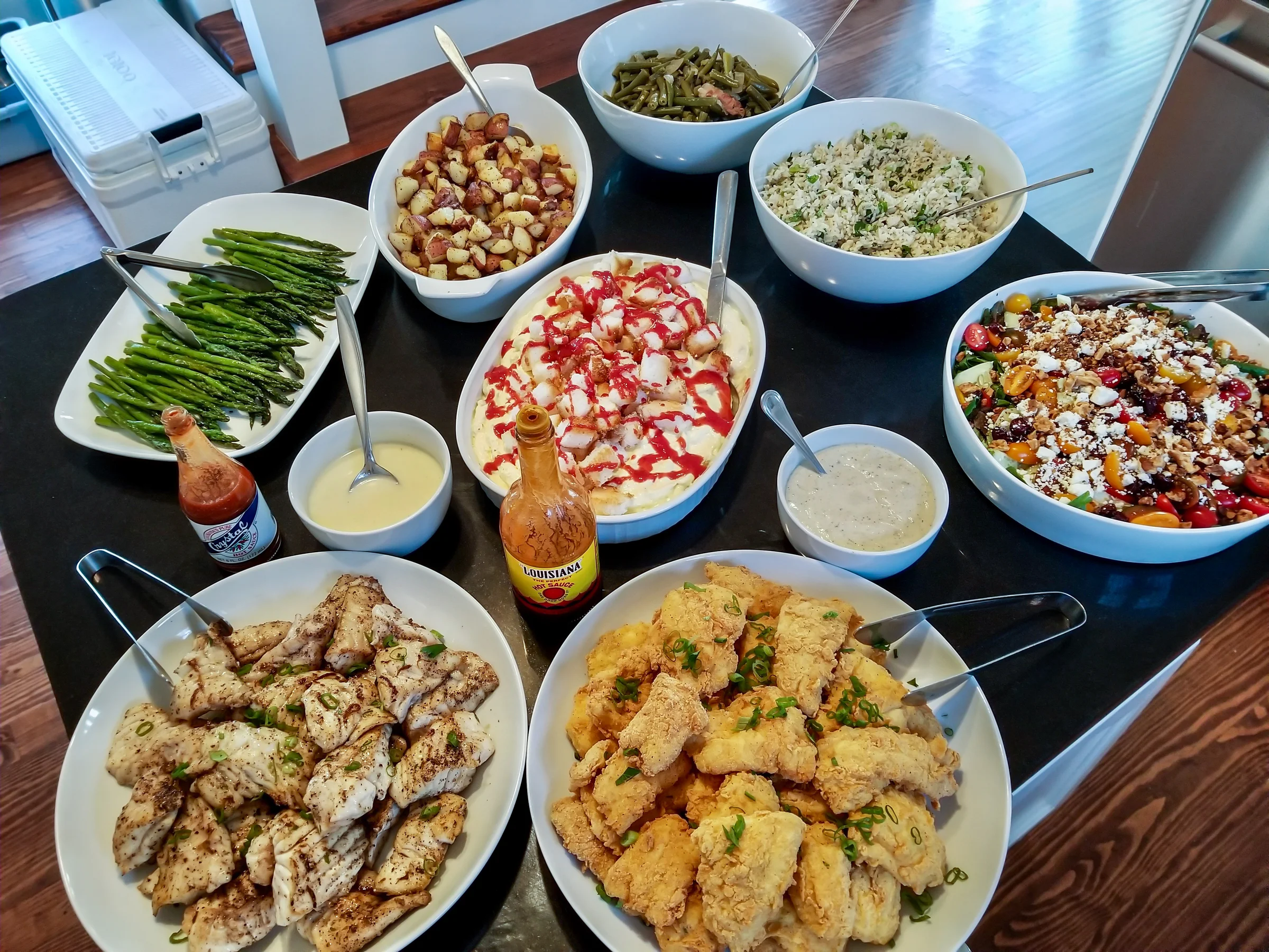 Fresh Gulf catch prepared by Marrow