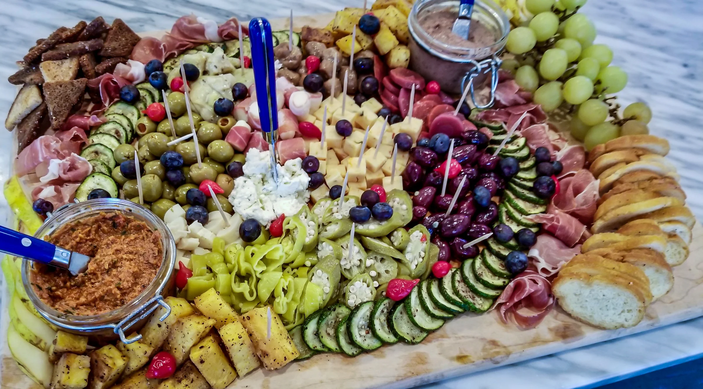 A Marrow dessert presentation